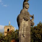 Brückenstatue auf der Maximilians-Brücke