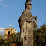 Brückenstatue auf der Maximilians-Brücke