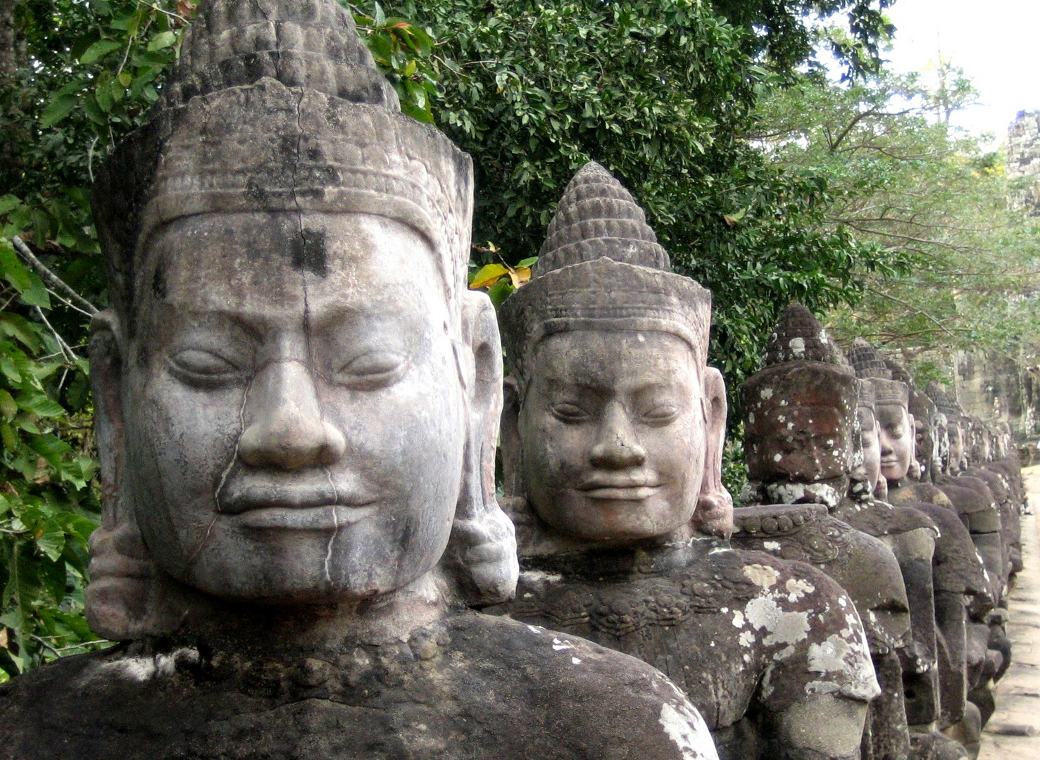 Brückenwächter Angkor