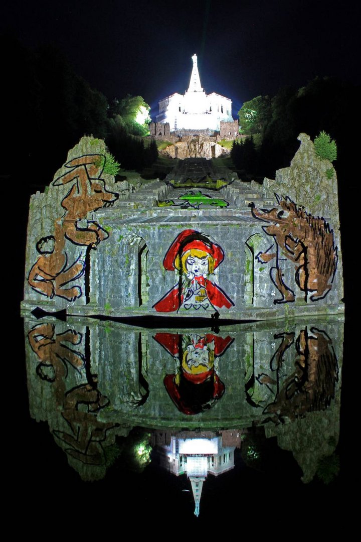 Brüder Grimm Bergpark Kassel Kaskaden Bad Wilhelmshöhe