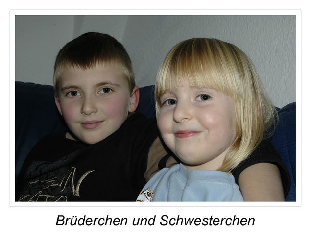 Brüderchen und Schwesterchen