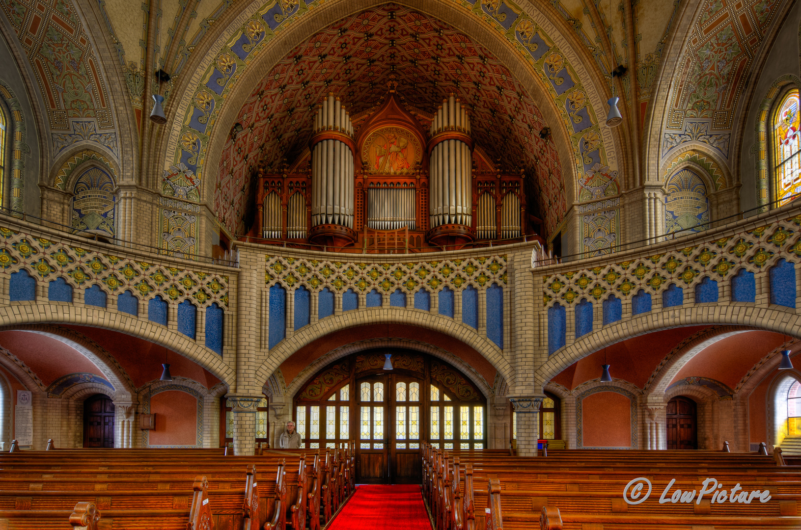 Brüderkirche Altenburg -Blick auf die Sauer-Orgel