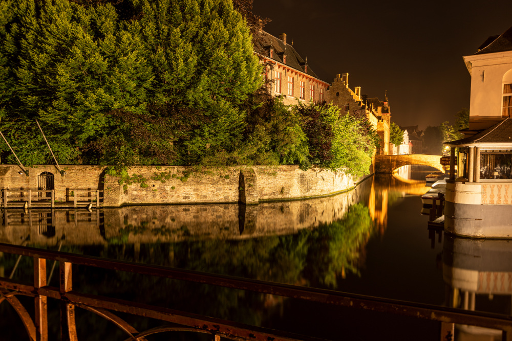 Brügge bei Nacht, Rozenhoedkaai