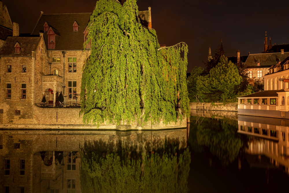 Brügge bei Nacht, Rozenhoedkaai