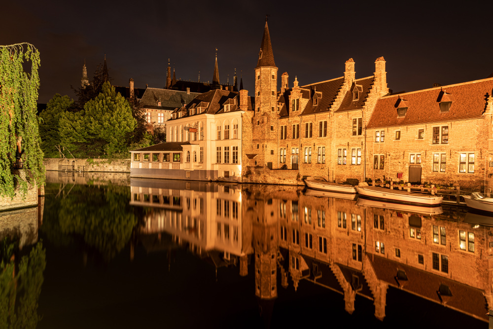 Brügge bei Nacht, Rozenhoedkaai