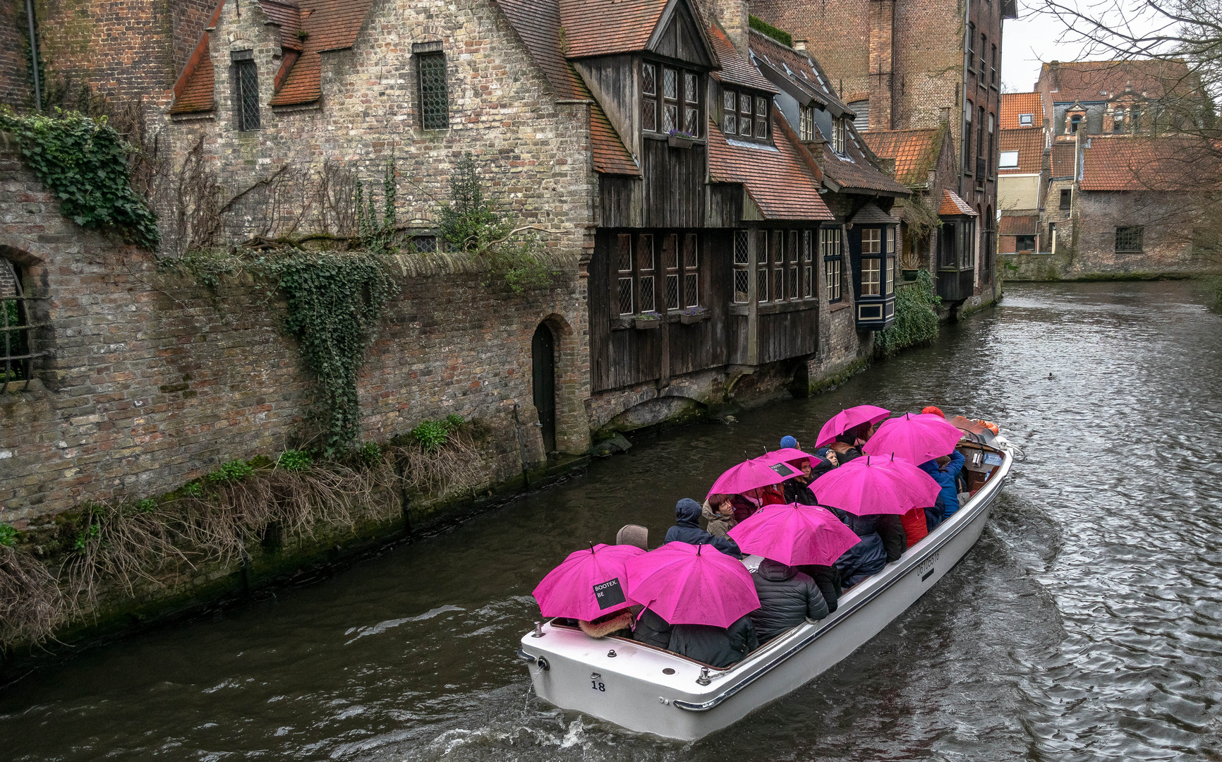 Brügge im Regen 