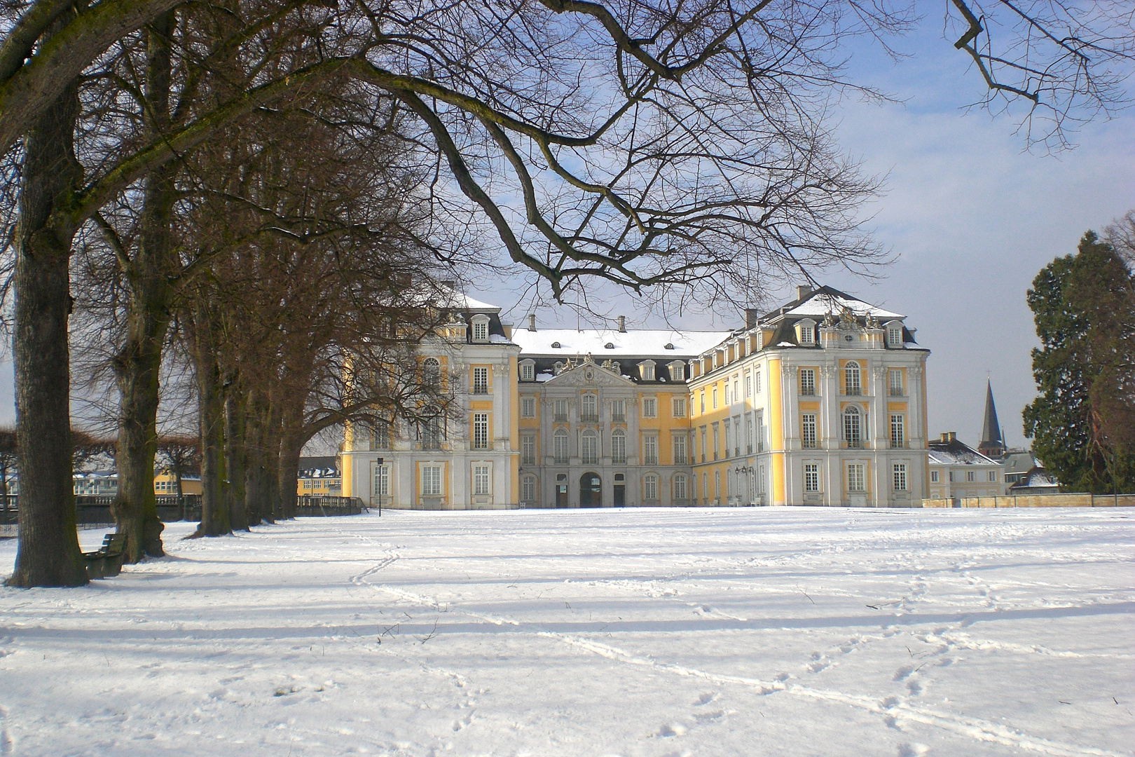 Brühler Schloß im Schnee