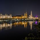 Brühlsche Terrasse Dresden mit Elbe