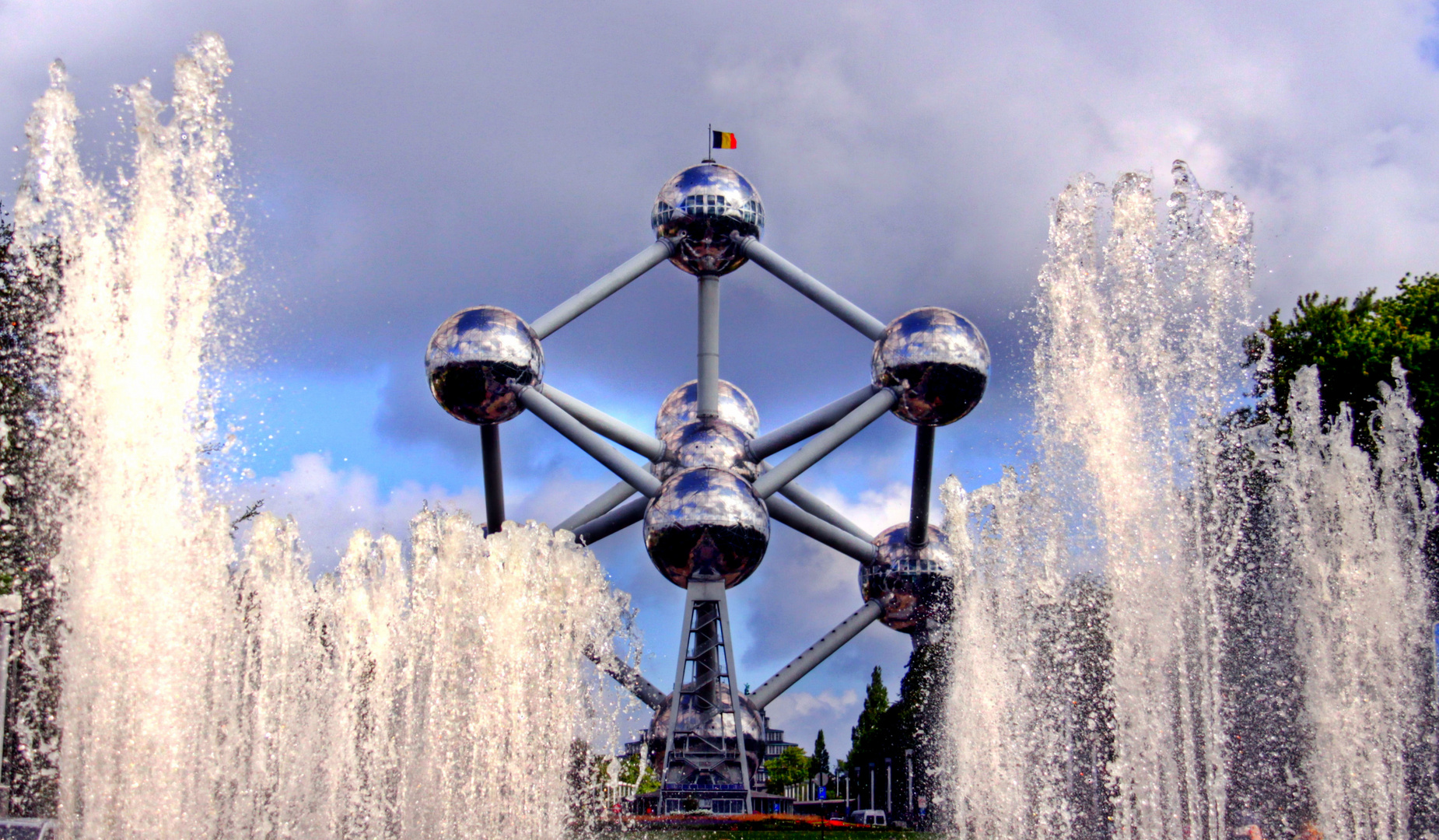 Brüssel Atomium Ansichten 1