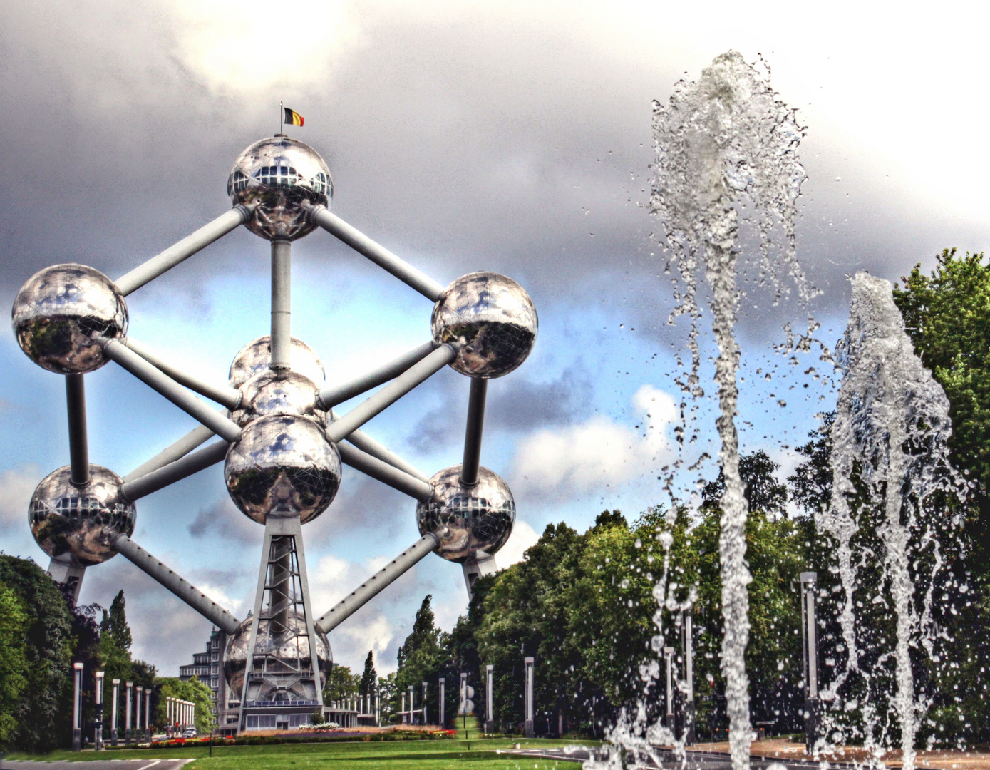 Brüssel Atomium Ansichten 4