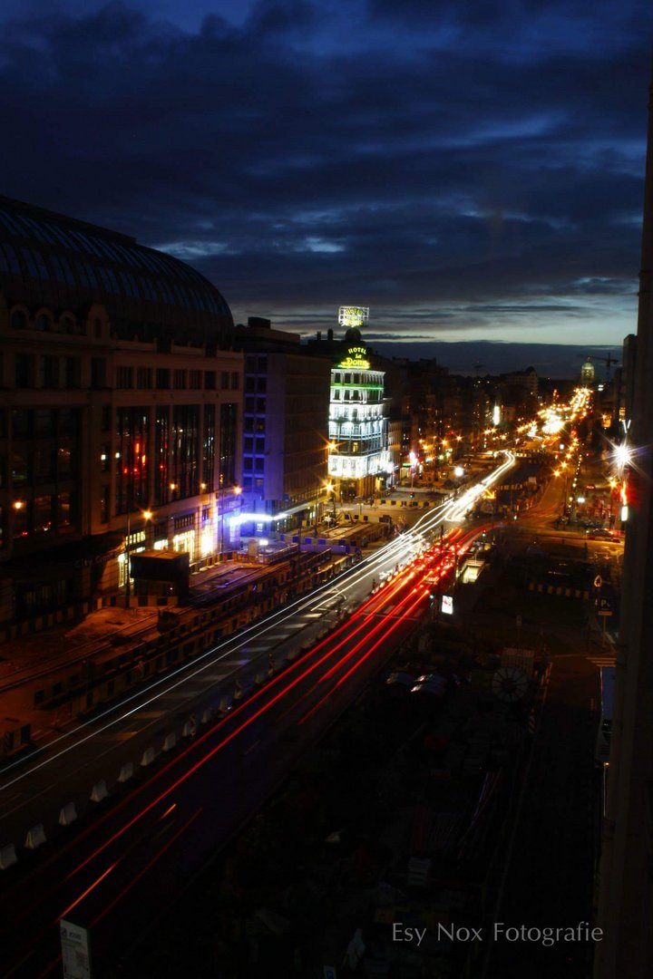 Brüssel bei Nacht
