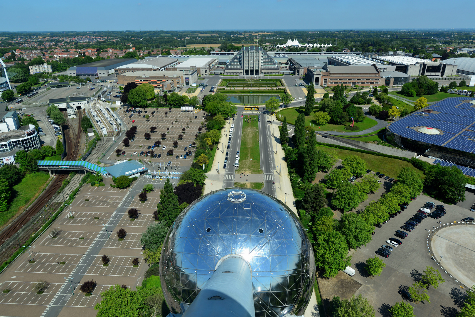 Brüssel, Blick vom Atomium