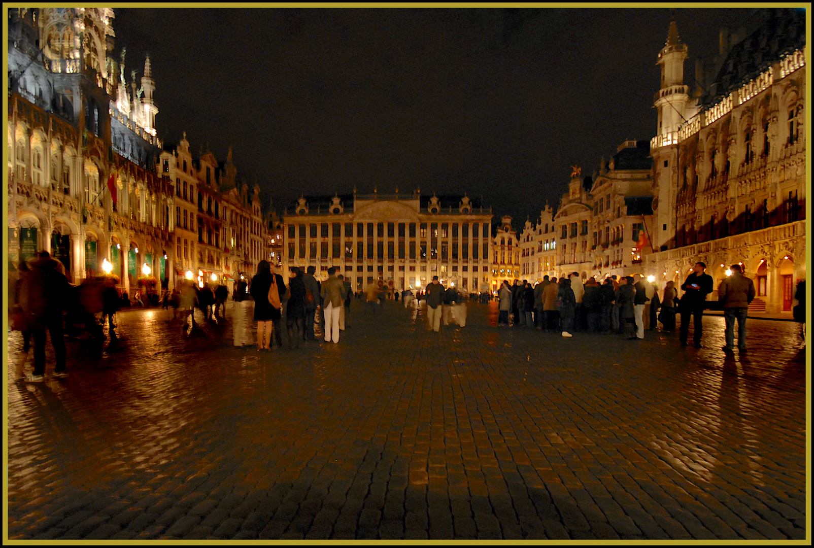 Brüssel - Grande Place bei Nacht 1