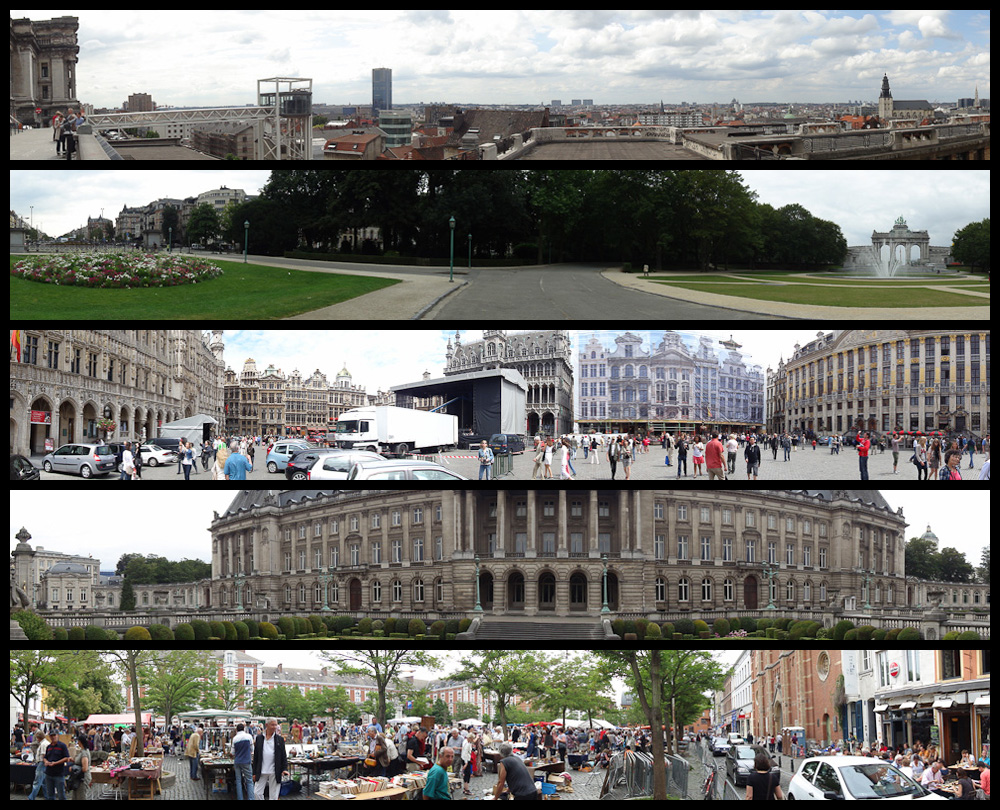 Brüssel im Schnellpanorama