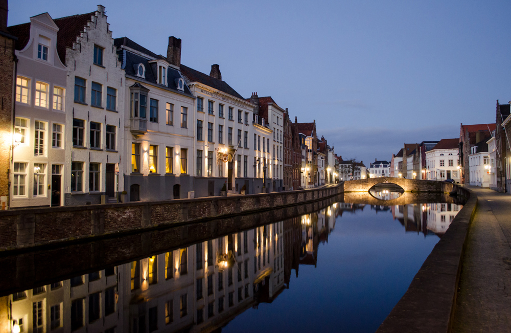 Bruges at Sunset