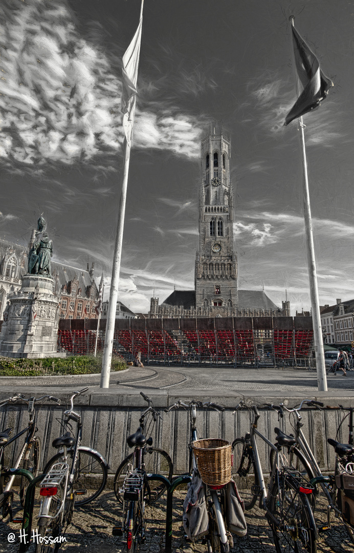 Bruges, Place du marché