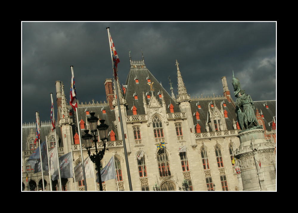 Bruges, soleil et orage