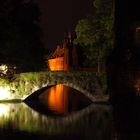 Bruges,Groenerei (Green Canal by night)