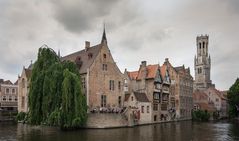 Brugge - Rozenhoedkaai - View on Belfry of Bruges - 01