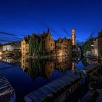 Brugge zur Blauen Stunde