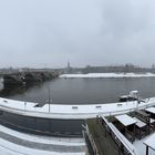 Bru?hlsche Terrasse im Schnee