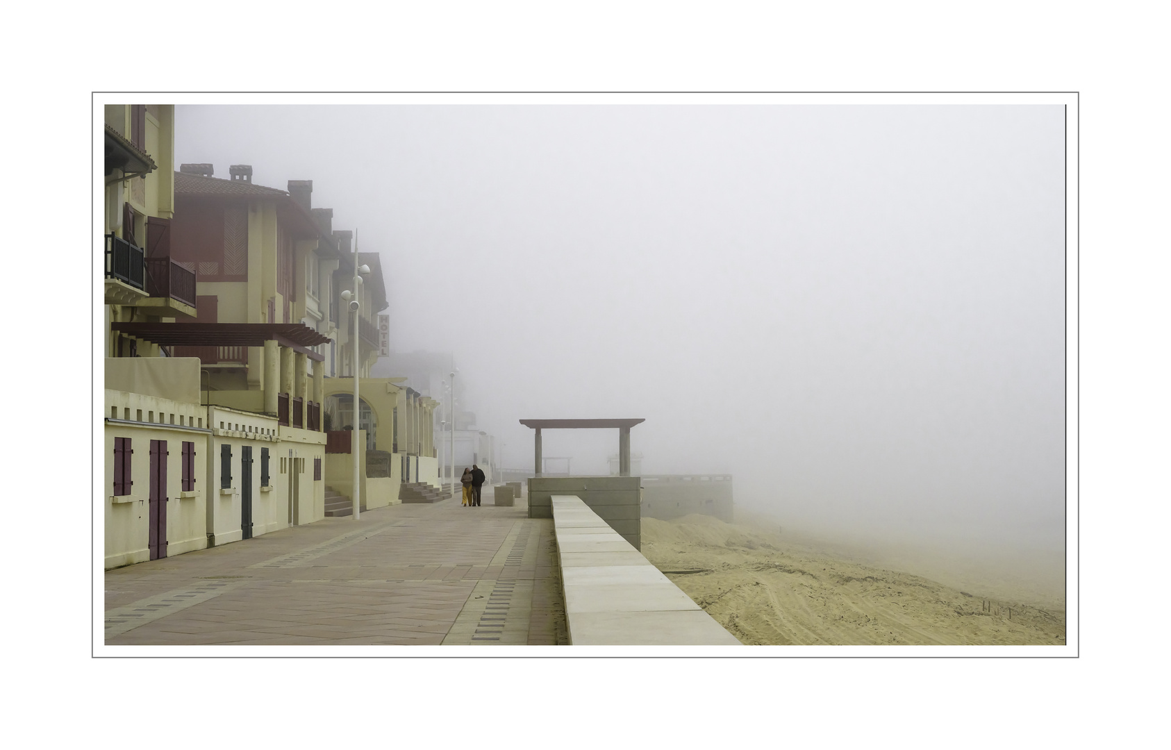 Brume à Hossegor