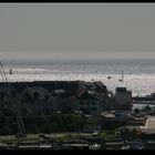 " Brume de chaleur sur la baie de Concarneau, et l'ile de Penfret "