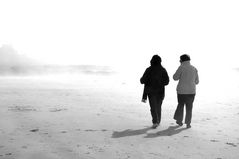 brume et vent de sable sur Guidel