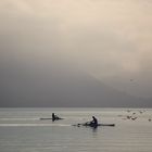 Brume, lac d'Annecy