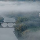 brume matinale en dordogne