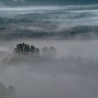 brume matinale en dordogne