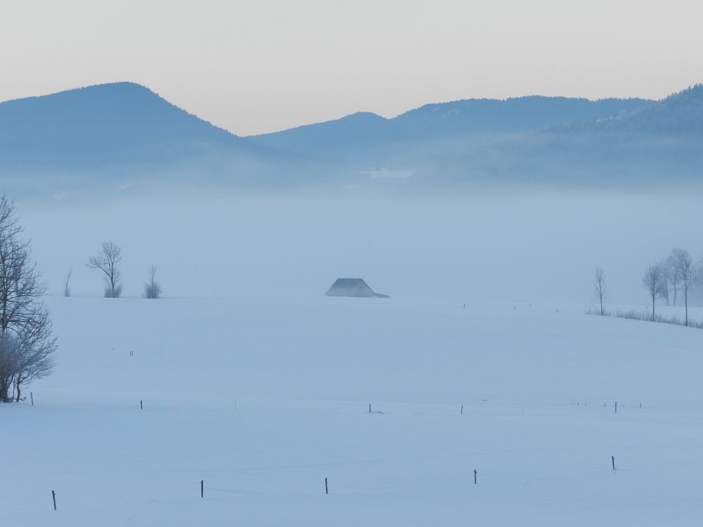 Brume matinale sur le Vercors