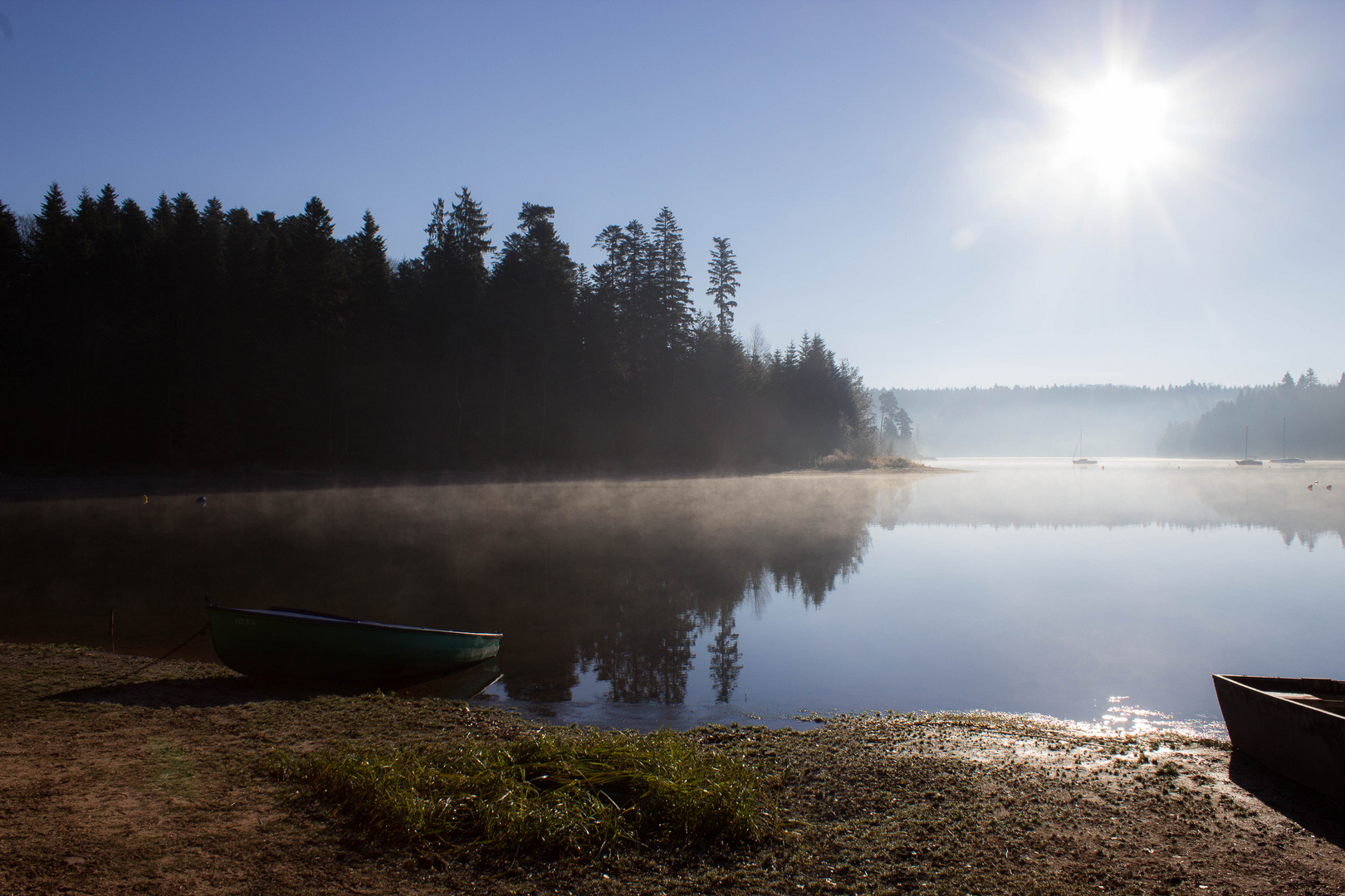 Brume sous le soleil