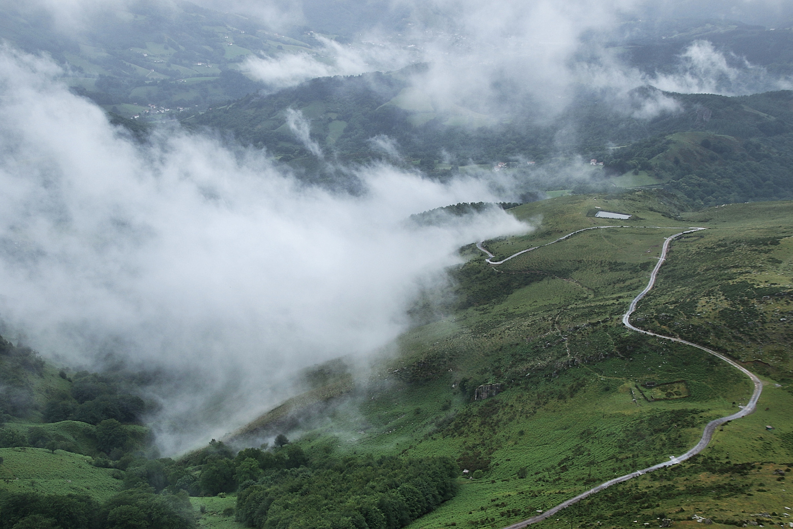 Brume sur la vallée !