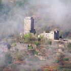 Brume sur le château de Vallon