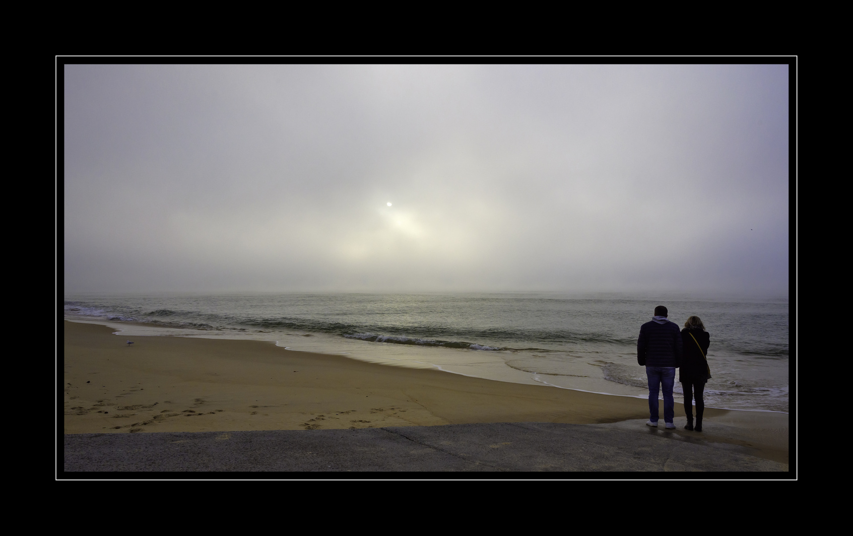 Brume sur l'océan