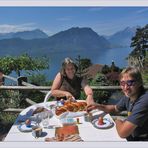 Brunchtime über dem Vierwaldstättersee...