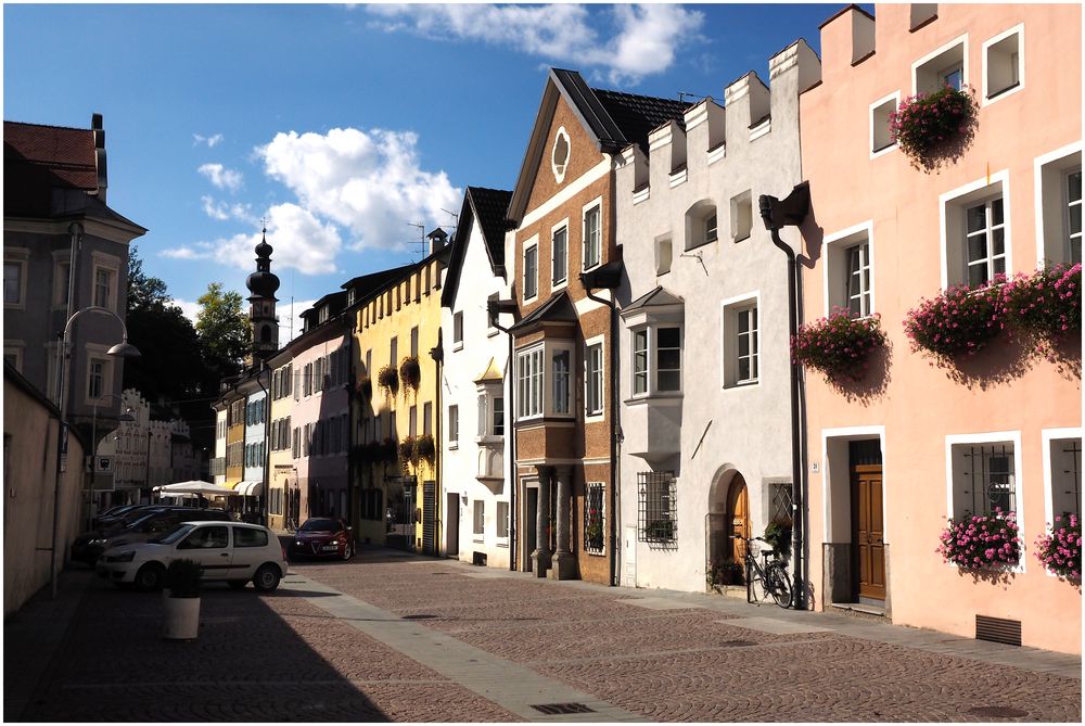 Bruneck alte Häuser