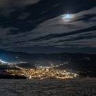 Bruneck bei Nacht 