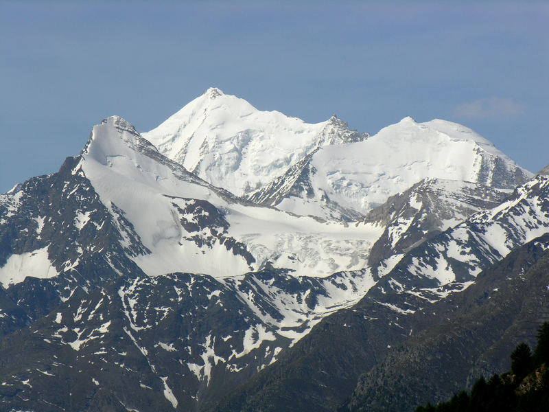 Brunegghorn, Weisshorn und Bishorn