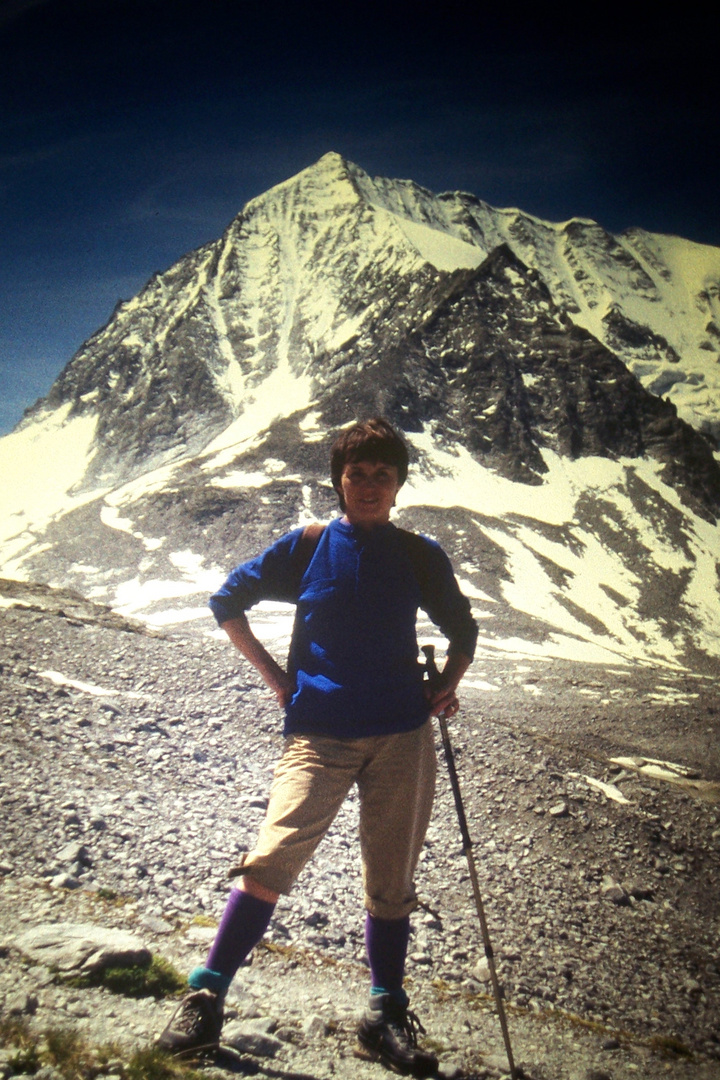 Brunhilde vor Gletscher