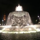 Brunnen am Albertplatz & Kreuzkirche - Dresden