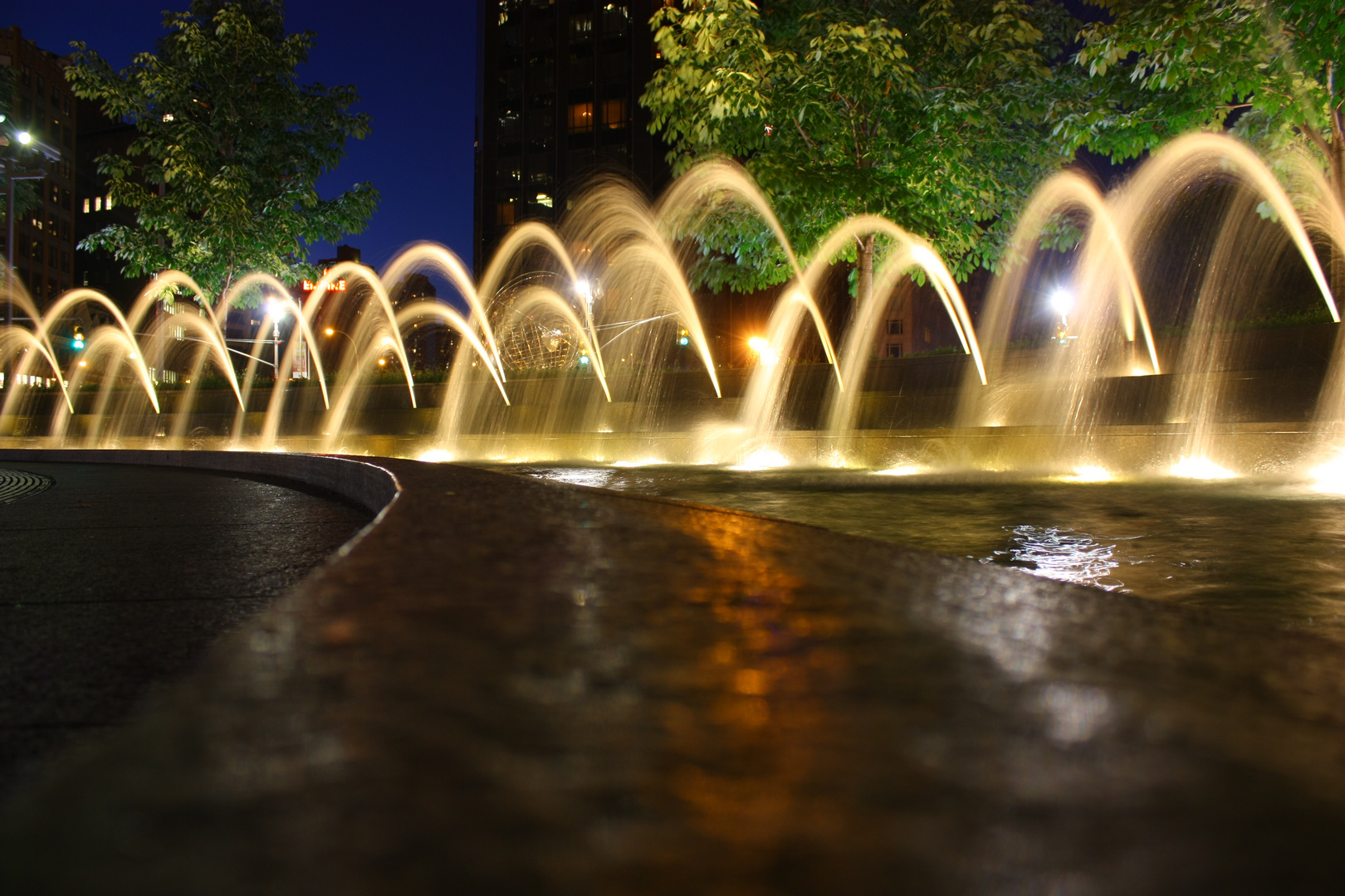 Brunnen am Columbus Circle