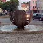 Brunnen am Herrieder Tor in Ansbach