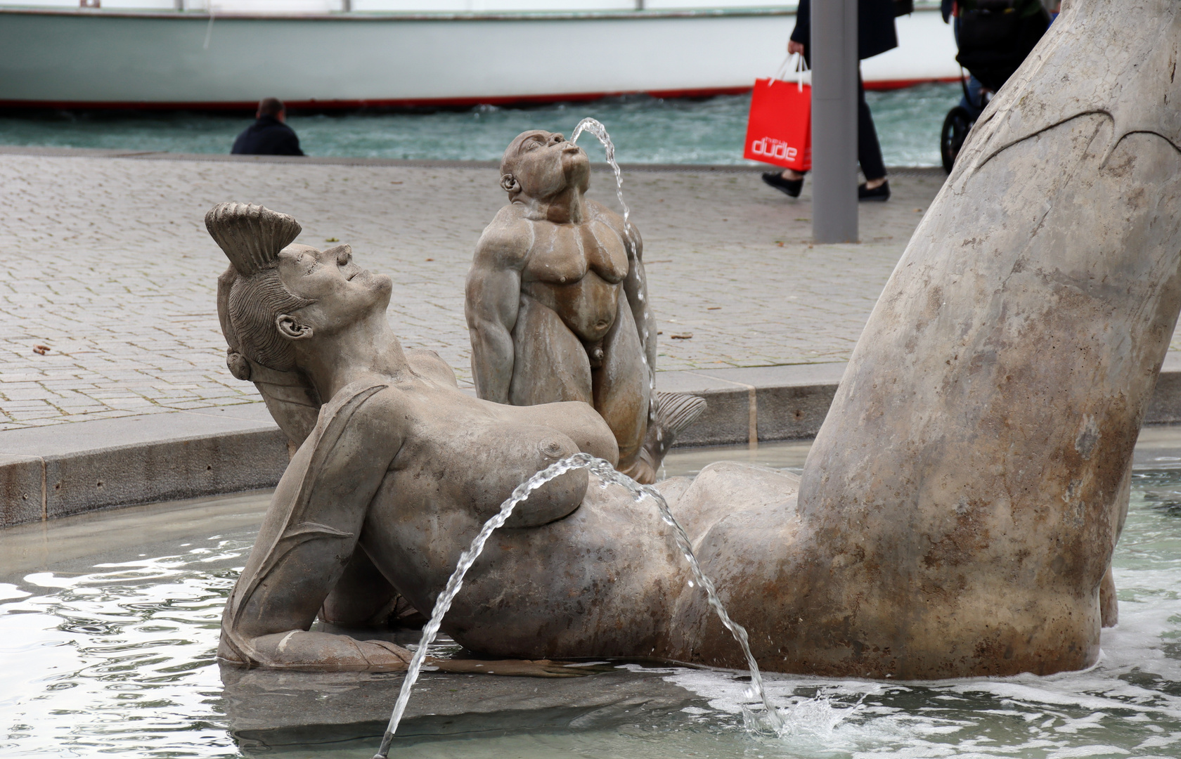 Brunnen am Landungsplatz