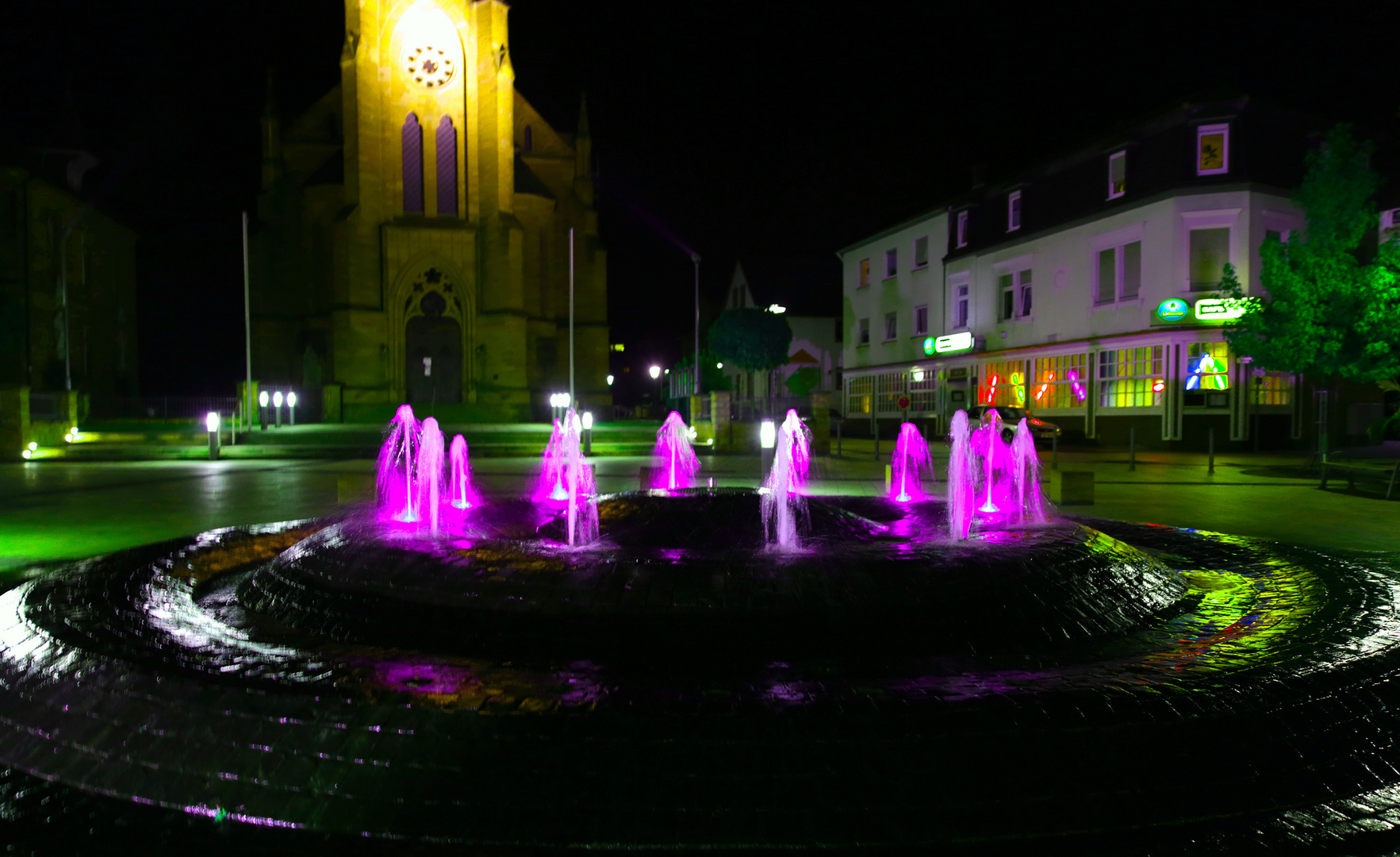 Brunnen am Ludwigsplatz in Bad Bergzabern