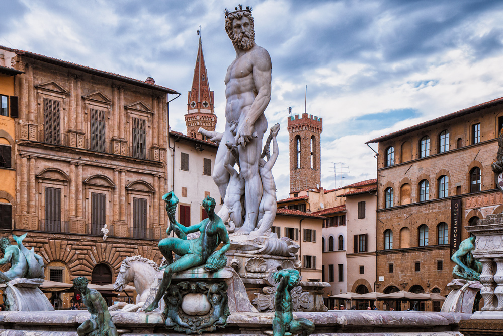 Brunnen am Piazza della Signoria