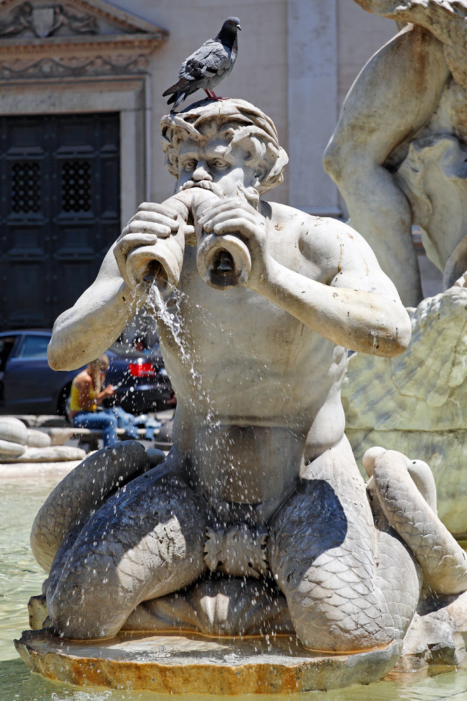 Brunnen am Piazza Navonna