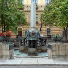 brunnen am platz