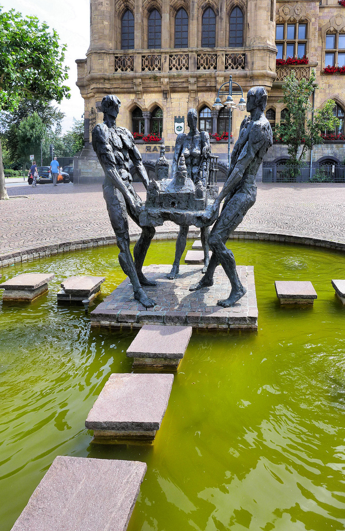 Brunnen am Rathaus Recklinghausen